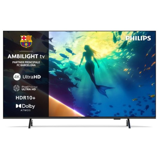 TV Philips LED 50PUS8010 50" 4K UltraHD 60Hz Smart TV Titan OS HDR10 Ambilight