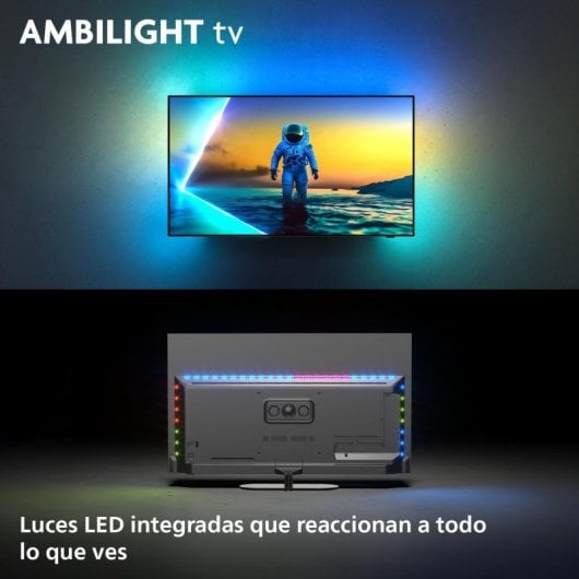 Philips OLED 55OLED820 55" 4K Ambilight P5 AI Dolby Vision Atmos Smart Voice +