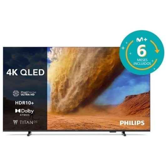 TV Philips QLED 55PUS7810 55" 4K UltraHD 60Hz Smart TV Titan OS HDR10+ Dolby Atmos