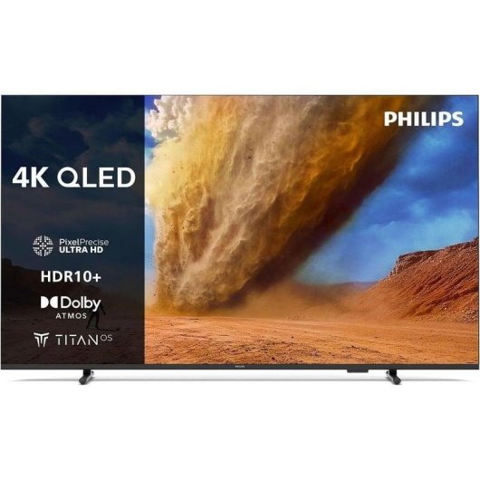 TV Philips QLED 55PUS7810 55" 4K UltraHD 60Hz Smart TV Titan OS HDR10+ Dolby Atmos