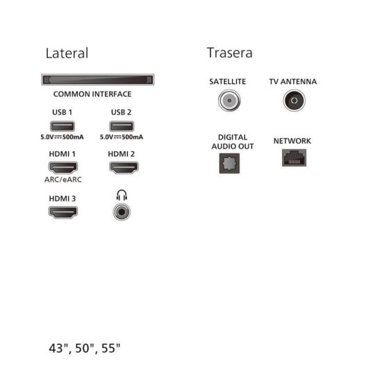 Téléviseur Philips LED 55PUS8010 55 pouces UltraHD 4K 60Hz HDR Smart TV Titan OS Ambilight Dolby Atmos 3 côtés