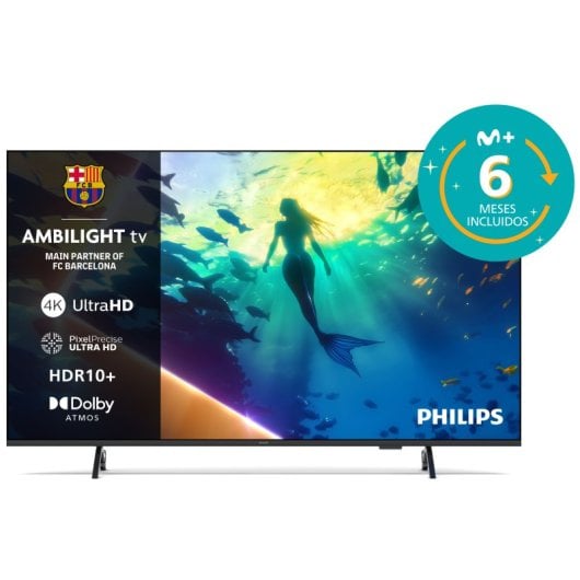 Téléviseur Philips LED 65PUS8010 65″ 4K Ambilight Titan OS Dolby Atmos Smart TV