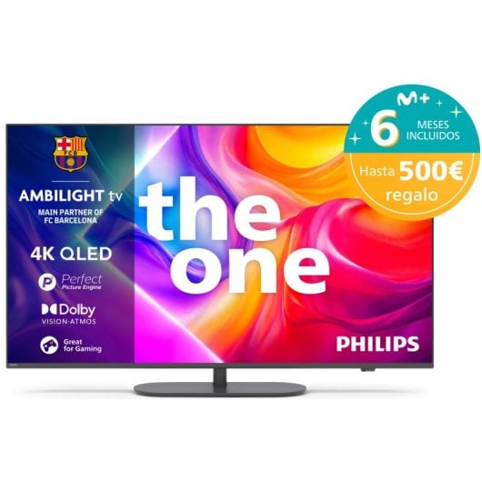 Philips The One Ambilight QLED 65" 65PUS9010 UltraHD 4K Dolby Vision Dolby Atmos Titan OS