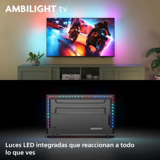 Philips Ambilight QD MiniLED 75" 75MLED920 4K  Smart TV Dolby Vision y Dolby Atmos Titan OS