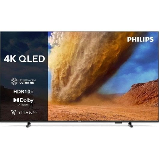 TV Philips QLED 75PUS7810 75" 4K UltraHD 60Hz Smart TV Titan OS HDR10+ Dolby Atmos