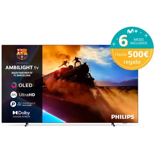 TV Philips OLED 77OLED770 77" 4K UltraHD 120Hz Smart TV Titan OS Dolby Vision Atmos Ambilight
