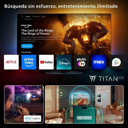 Philips The One Ambilight QLED 85" 85PUS9010 UltraHD 4K Dolby Vision Dolby Atmos Titan OS