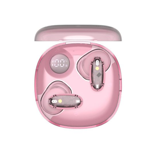 Mars Gaming Mhib2 Auriculares Bluetooth 5.4 Sonido Inmersivo 24 Horas Reproducción Estuche Rosa