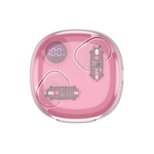 Mars Gaming Mhib2 Auriculares Bluetooth 5.4 Sonido Inmersivo 24 Horas Reproducción Estuche Rosa