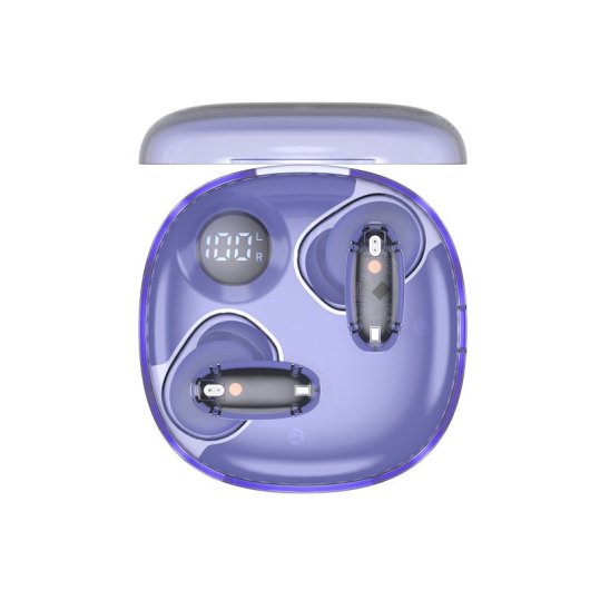 Mars Gaming Mhib2 Auriculares Bluetooth 5.4 Sonido Inmersivo 24 Horas Reproducción Estuche Morado