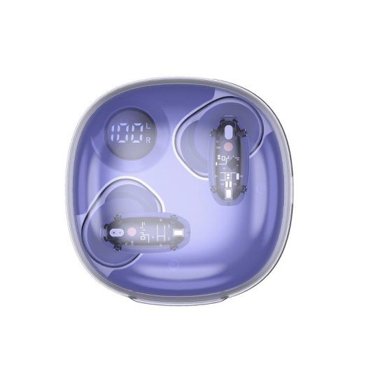 Mars Gaming Mhib2 Auriculares Bluetooth 5.4 Sonido Inmersivo 24 Horas Reproducción Estuche Morado