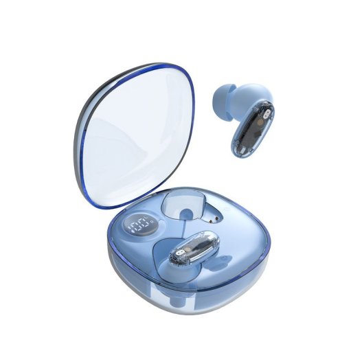 Mars Gaming Mhib2 Auriculares Bluetooth 5.4 Sonido Inmersivo 24 Horas Reproducción Estuche Azul