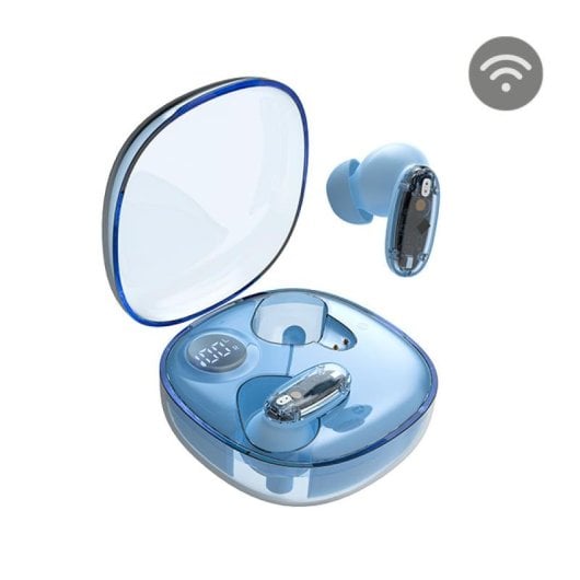 Mars Gaming Mhib2 Auriculares Bluetooth 5.4 Sonido Inmersivo 24 Horas Reproducción Estuche Azul