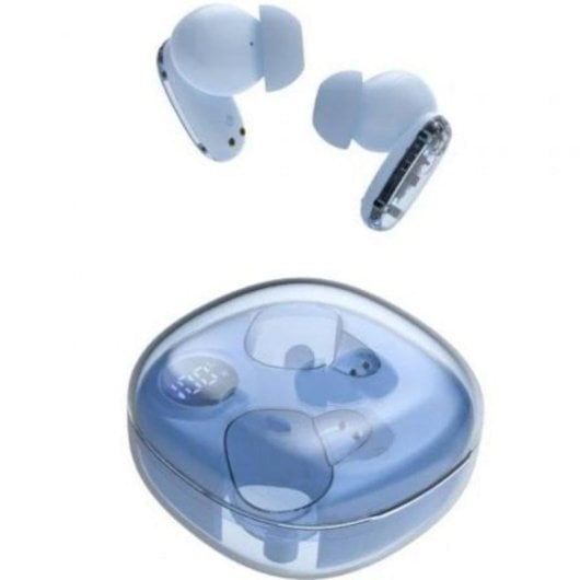 Mars Gaming Mhib2 Auriculares Bluetooth 5.4 Sonido Inmersivo 24 Horas Reproducción Estuche Azul