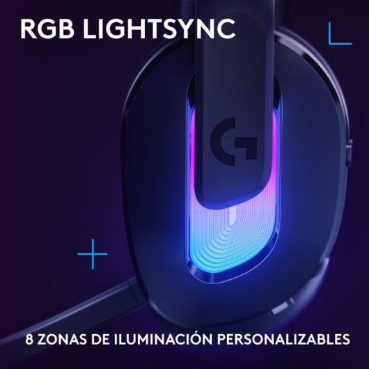 Logitech G522 LIGHTSPEED Auriculares Gaming Inalámbricos RGB Negros
