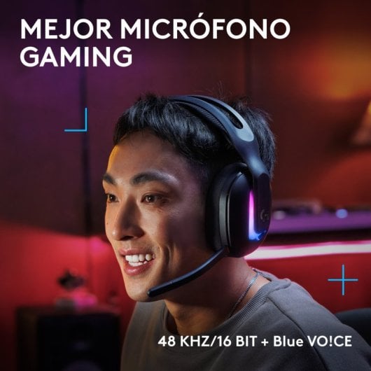 Logitech G522 LIGHTSPEED Auriculares Gaming Inalámbricos RGB Negros