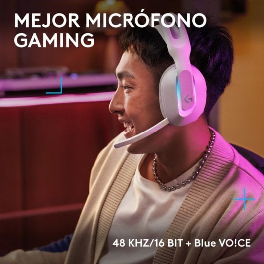 Logitech G522 LIGHTSPEED Headset Gaming Sem Fios RGB Branco