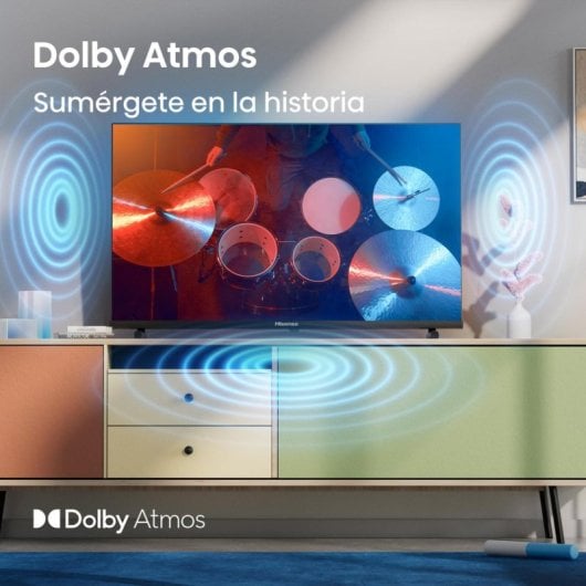 Televisor Hisense 32A5Q QLED 32? Full HD Smart TV HDR10 Dolby Atmos WiFi Negro