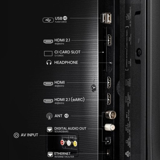 Hisense LED 50" 50A6Q UltraHD 4K Dolby Audio VIDAA