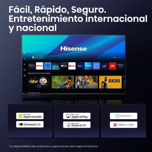 Hisense Direct-LED 65A6Q 65? 4K Dolby Vision HDR10+ Game Mode Plus Alexa VIDAA