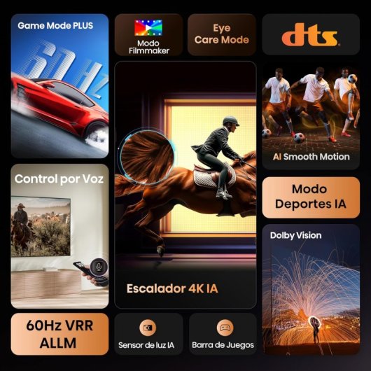 TV Hisense QLED 85A6Q 85" 4K UltraHD 60Hz Smart TV VIDAA Dolby Vision DTS Virtual X
