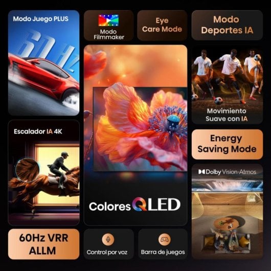 TV Hisense QLED 55E7Q 55? 4K Ultra HD Smart TV Dolby Vision Atmos AirPlay 2 Bluetooth