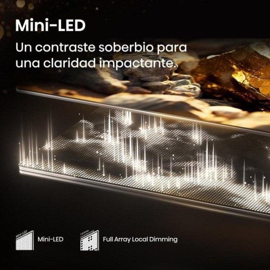 TV Hisense Mini LED 55E8Q 55" 4K UltraHD 144Hz Smart TV VIDAA Dolby Vision Atmos Gaming PRO
