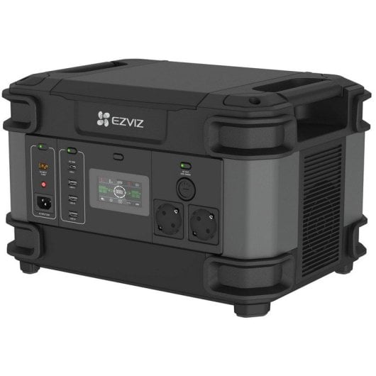 EZVIZ PS1300 Estación de Energía Portátil 1.324Wh 2000W + Ezviz EZPSP200 Panel Solar Portátil 200W