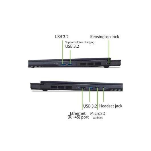 Laptop Acer Predator Helios Neo 16 AI 16" Intel Core Ultra 9 32GB 1TB SSD RTX 5070 Ti Ohne OS