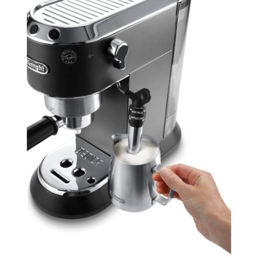 Delonghi Dedica Style EC685BK Máquina de Café Expresso Manual Com Função Flow Stop + Moinho De Oferta