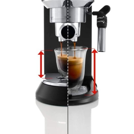 Delonghi Dedica Style EC685BK Máquina de Café Expresso Manual Com Função Flow Stop + Moinho De Oferta