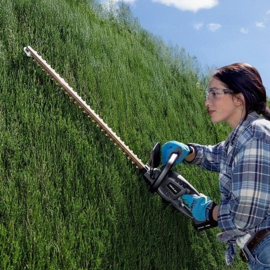 Cortasetos Cecotec TitaniumSword 6100 XL motor brushless batería 21V 61cm titanio