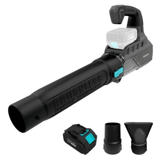 Soplador Cecotec AirForce 4000 Bazooka Turbo 21V Brushless 740 m³/h Turbo