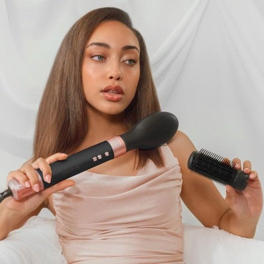 Kit de peluquería Cecotec Bamba CeramicCare 14in1 AirGlam Black 1400W Efecto Coanda Negros