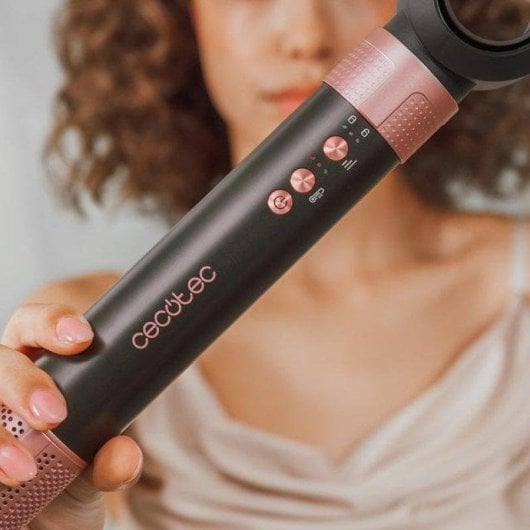 Kit de peluquería Cecotec Bamba CeramicCare 14in1 AirGlam Black 1400W Efecto Coanda Negros