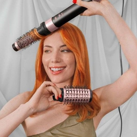 Kit de peluquería Cecotec Bamba CeramicCare 14in1 AirGlam Black 1400W Efecto Coanda Negros