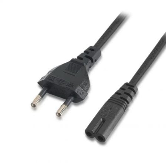 Cable alimentación AISENS A132-0173 1.5m CEE7/16 C7 1500W cobre AWG18 negro