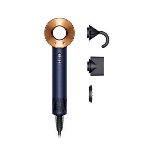 Sèche-cheveux Dyson Copper Blue 1600 W avec 3 vitesses, fonction ionique et air froid
