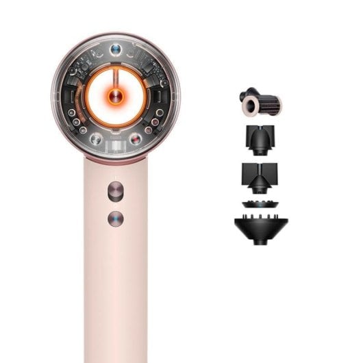 Dyson Supersonic Nural Liscio+Ondulato HD08 Rosa Oro Rosa 1600W 3 velocità Ionico 5 accessori
