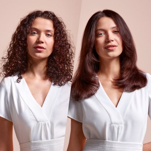 Plancha de pelo Dyson Ceramic Pink/Rose Gold con tecnología de vapor, ajustes LCD y apagado automático