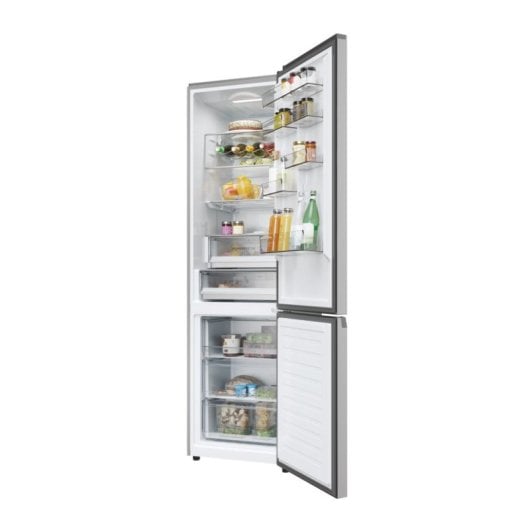 Frigorífico Haier HDPW5620CNPK Combinado 205cm 406L C Prateado Wifi No Frost Inteligência Artificial