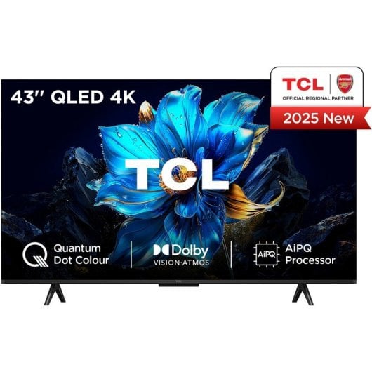 TCL QLED 43" 43P7K UltraHD 4K Dolby Atmos Google TV