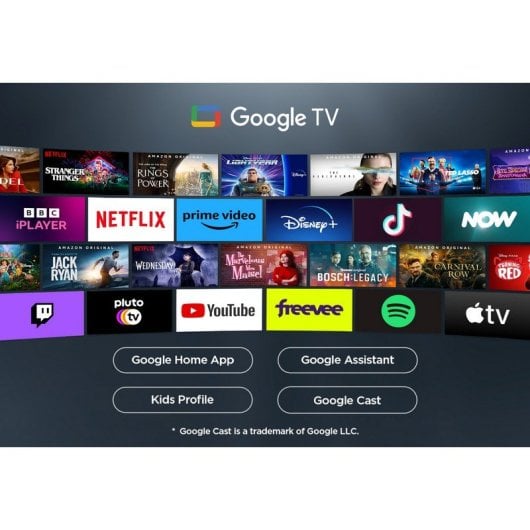 TCL QLED 43" 43P7K UltraHD 4K Dolby Atmos Google TV