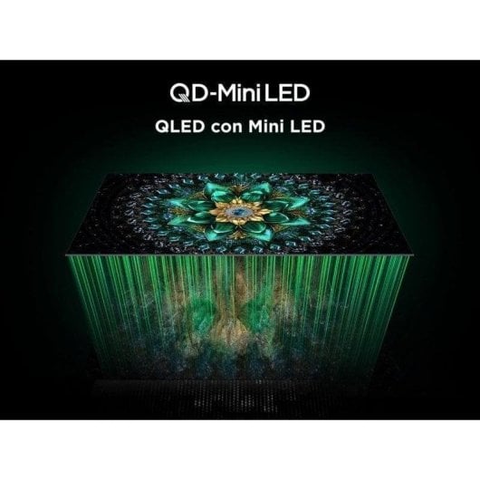 TV TCL QD Mini LED 55C6K 55" 4K UltraHD 144Hz Smart TV Google TV Dolby Vision HDR10+ Onkyo Sound