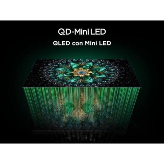 TV TCL QD Mini LED 55C6K 55" 4K UltraHD 144Hz Smart TV Google TV HDR10+ Dolby Vision