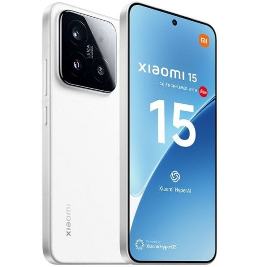 Smartphone Xiaomi 15 5G 256 Go/12 Go Blanc Double SIM Blanc
