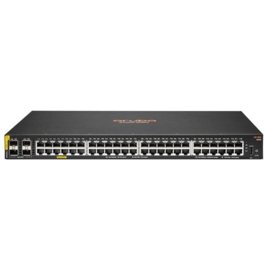 Switch HPE Aruba 6000 48G Class4 Gestito L3 48 Porte Gigabit + 4 SFP PoE 370W