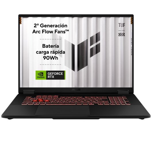 Portatile ASUS TUF Gaming FA808UM-S8005 18" AMD Ryzen 7 260 32GB 1TB SSD RTX 5060 8GB Jaeger Gray RGB