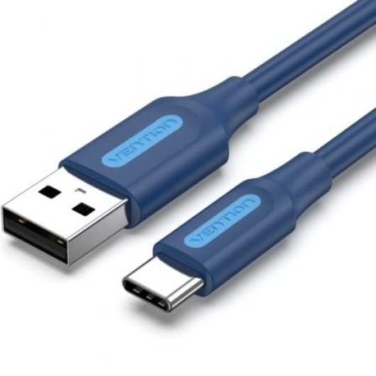 Cable USB VENTION COKLF USB 2.0 Tipo-C 3A/60W/480Mbps/1m Azul Navy