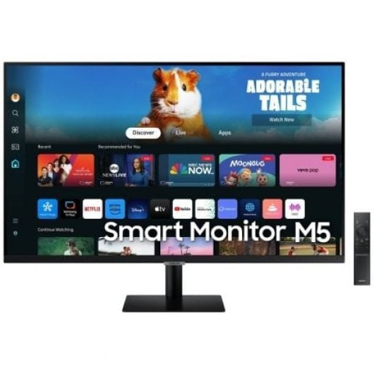 Monitor Samsung M50D 27? 1080p 60Hz VA HDR10 Altavoces Smart TV WiFi BT VESA